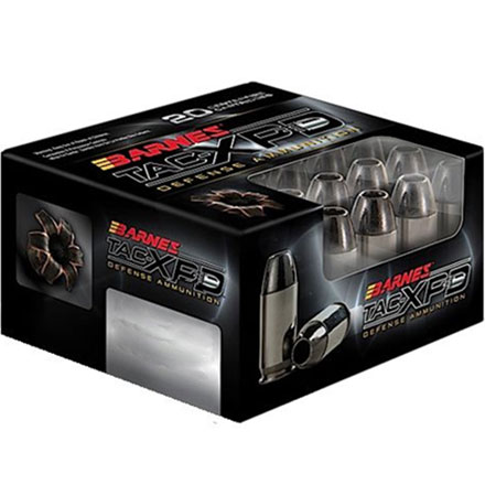 Barnes TAC-XPD 380 Auto Defense Ammo 80 Grain 20 Rounds