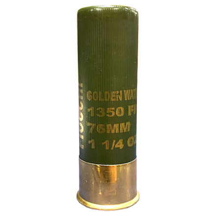Fiocchi Golden Waterfowl 12 Gauge 3" 1-1/4oz #4 Steel Shot 1350fps 25 Rounds