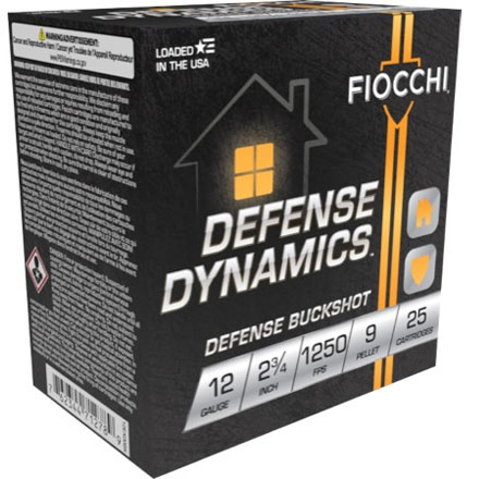 Fiocchi Defense Dynamics 12 Gauge 2 -3/4