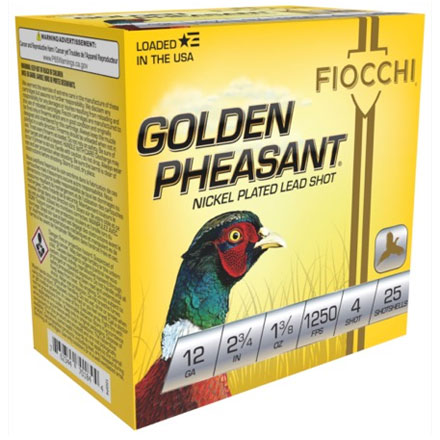 Fiocchi Golden Pheasant 12 Gauge 2-3/4