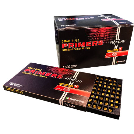 Fiocchi Small Rifle Primers 1500 Count
