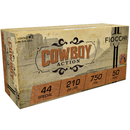 Fiocchi 44 Special 210 Grain LFP 750 FPS 50 Rounds