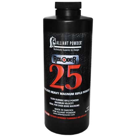 Alliant Reloder 25 Smokeless Heavy Magnum Rifle Powder (1 lb)