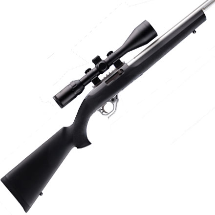 Ruger 10/22 .920 Diameter Bull Barrel Overmolded Rubber Stock Black Finish