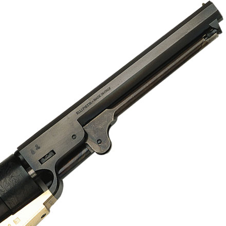 1851 Navy Black Powder Revolver 36 Caliber Brass Frame Walnut Grip 7.5 Inch Octagonal Barrel