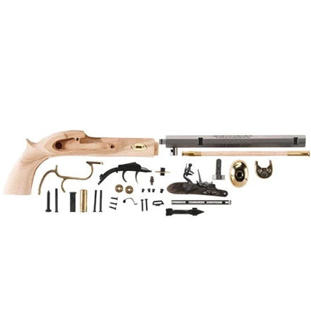 Trapper Pistol Kit 50 Caliber Flintlock 9.75 Inch Octagonal Barrel 1:20 Twist Double Set Trigger