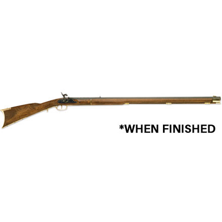 Kentucky Rifle Kit 50 Caliber Percussion 33.5 Inch Octagonal Barrel 1:66 Twist Rate Brass Trigger