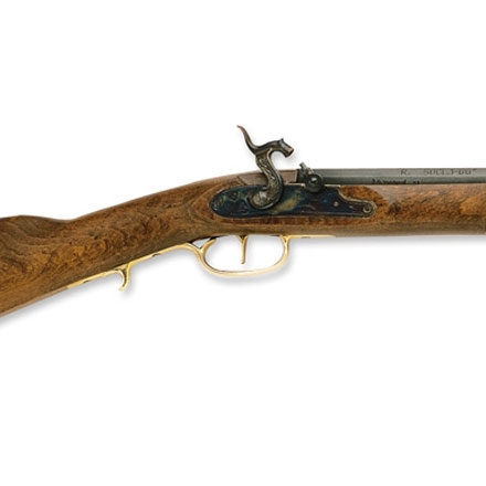 Kentucky Rifle 50 Caliber Percussion 33.5 Inch Blued Barrel 1:66 Twist Rate Select Hardwood Stock