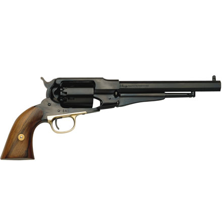 1858 Remington New Army Black Powder Revolver 44 Caliber Blued Steel Frame Walnut Grip 8 Inch Barrel