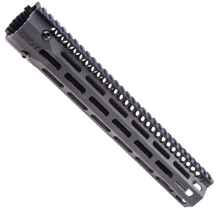 Troy Ind. SOCC Battle Rail Free Float M-LOK Handguard AR-15 12.5" BLK Aluminum