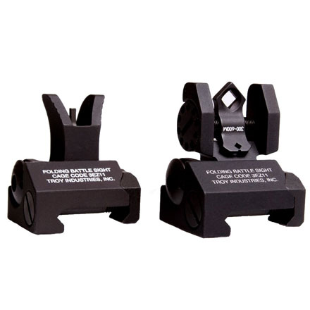 Micro Folding BattleSight Set M4 Front & Dioptic Rear Black