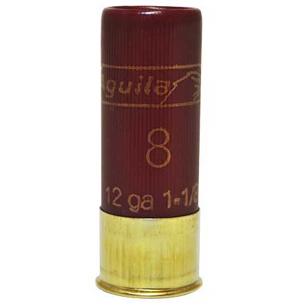 Aguila Target 12 Gauge 2-3/4" 1-1/8oz #8 Shot 25 Rounds