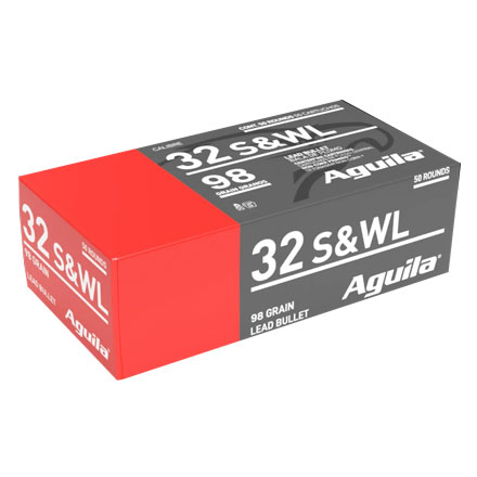 Aguila 32 S&W Long Lead Soft Point 98 Grain 50 Rounds