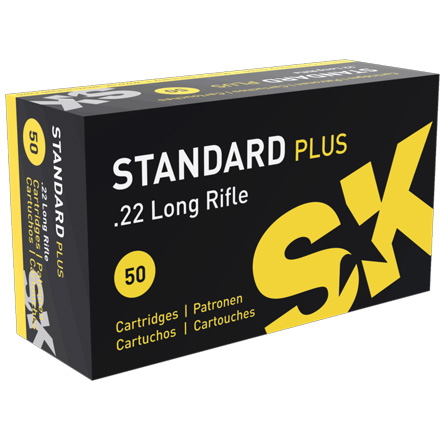 SK Standard Plus 22 Long Rifle 40 Grain Round Nose 50 Round Box