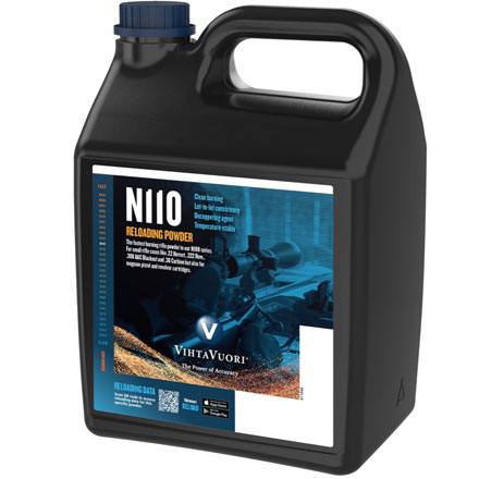 VihtaVuori N110 Smokeless Rifle Powder (8 lbs)