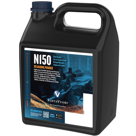 VihtaVuori N150 Smokeless Rifle Powder (8 lbs)