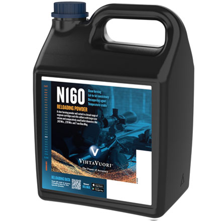 VihtaVuori N160 Smokeless Rifle Powder (8 lbs)