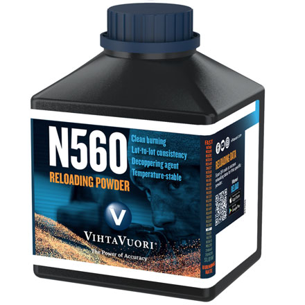 VihtaVuori N560 High Energy Smokeless Rifle Powder (1 lb)