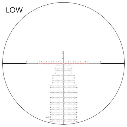 ATACR 5-25x56mm F1 0.1 MRAD DigIllum Mil-XT Reticle Matte Finish