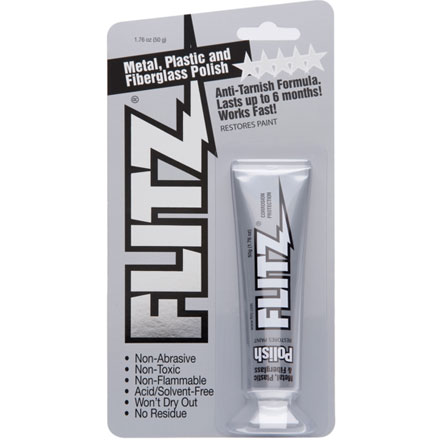 Flitz Paste Polish for Metal, Fiberglass, Plastic, & Paint (1.76oz.)