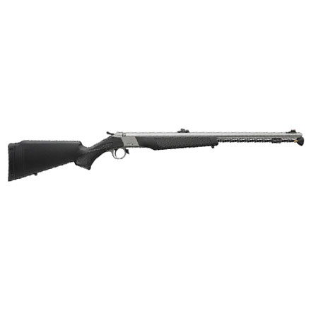 Wolf V2 50 Caliber Muzzleloader 24 Inch 1:28 Twist Stainless Steel Barrel Black Synthetic Stock Fibe