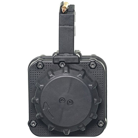 AR-15 5.56mm 65 Round Drum Black Polymer