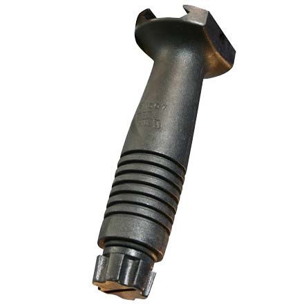 AR-15/M16 "Swiss Pattern" Black Polymer Vertical Fore Grip