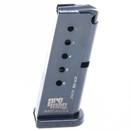 Diamondback DB 380 6 RD Magazine 380 ACP Blue Steel