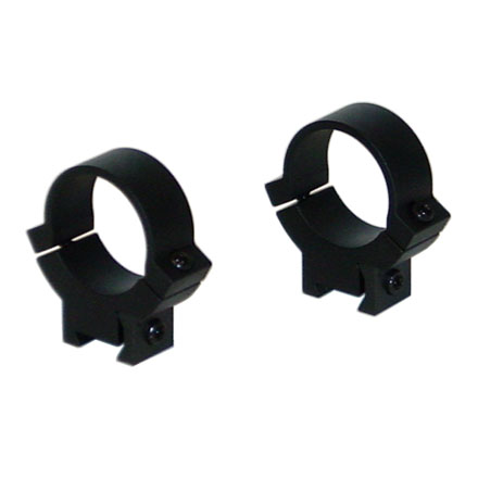 1" Rimfire/Airgun Steel Rings Medium Matte Finish