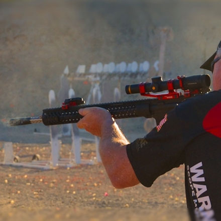Gen 2 Extended Skeletonized 30mm Mount (Skel) Red