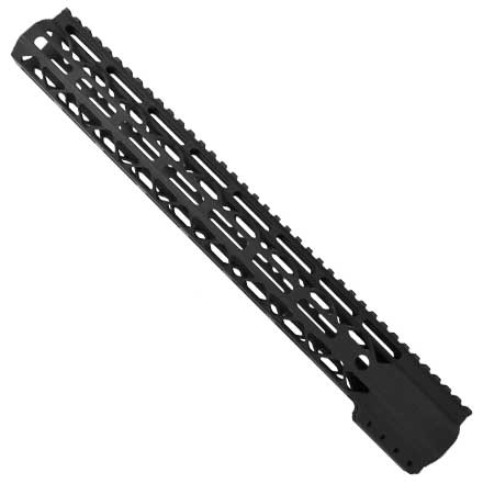 15" Air-Lok Series M-LOK Compression Free Floating Handguard With Monolithic Top Rail