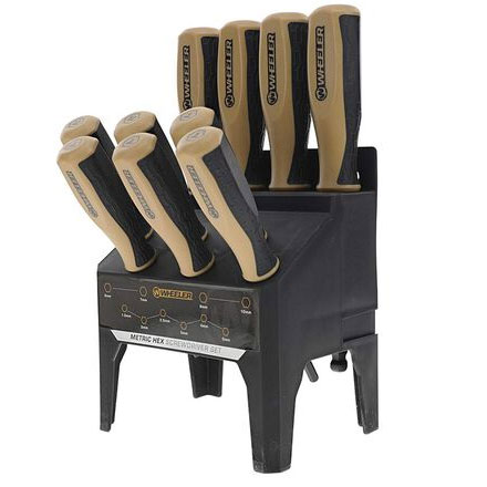30 Piece Hex/Torx Benchtop Screwdriver Set