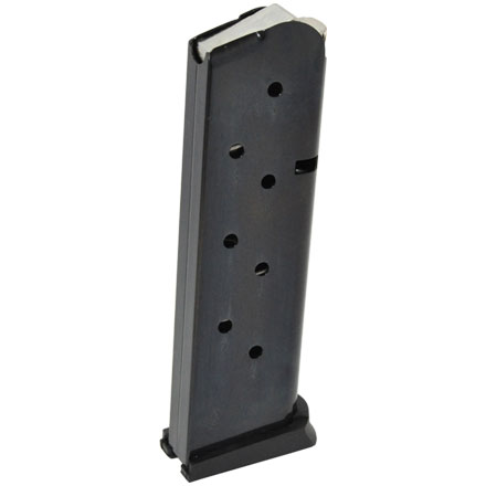 E-Lander 8 Round 1911 45 ACP Steel Magazine With Straight Polymer Floor Plate