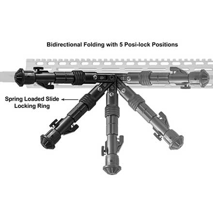 UTG Recon Flex M-LOK Bipod Center Height 5.7"-8"