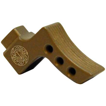 Curved Serration Flat Dark Earth Trigger Shoe for MPC Trigger
