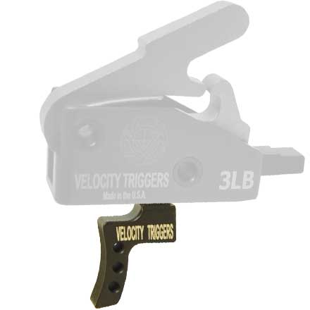 Curved Serration OD Green Trigger Shoe for MPC Trigger
