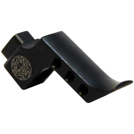 Straight Finger Stop Radius Black Trigger Shoe for MPC Trigger