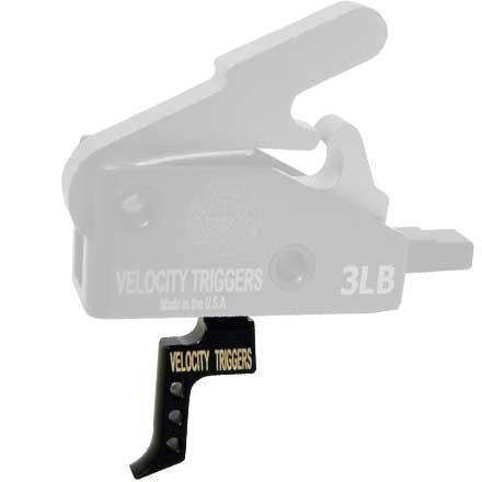 Straight Finger Stop Radius Black Trigger Shoe for MPC Trigger