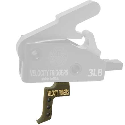 Straight Finger Stop Radius OD Green Trigger Shoe for MPC Trigger