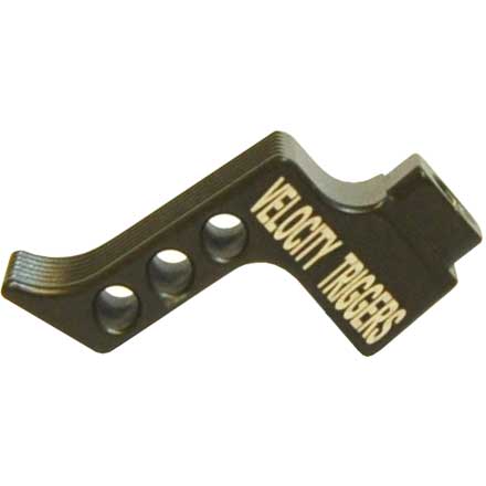 Straight Finger Stop Serration OD Green Trigger Shoe for MPC Trigger