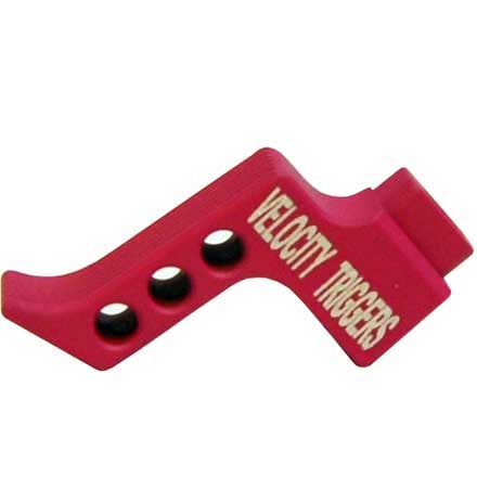 Straight Finger Stop Serration Pink Trigger Shoe for MPC Trigger