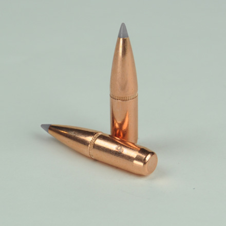 7mm .284 Diameter 162 Grain Poly Tipped Boat Tail With Cannelure 100 Count (Blemished)