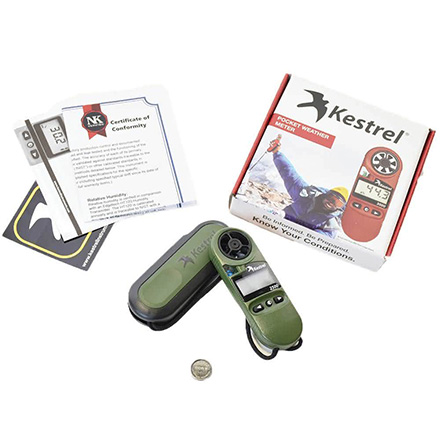 Kestrel 2500NV Weather Meter Digital Altimeter +Night Vision Backlight Olive Drab