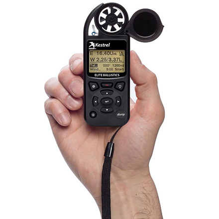 Kestrel 5700 Elite Weather Meter with Applied Ballistics with LINK Black