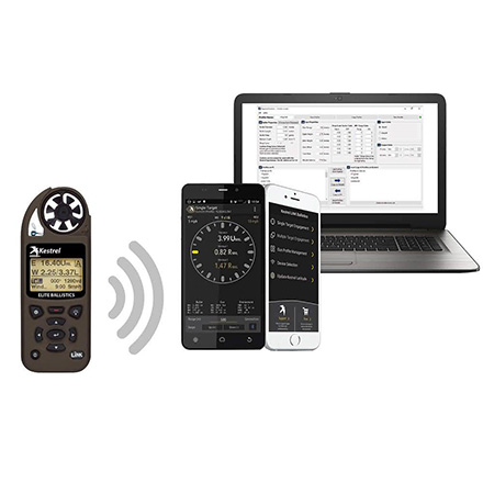 Kestrel 5700 Elite Weather Meter with Applied Ballistics with LINK Black