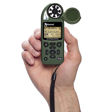 Kestrel 5700 Elite Weather Meter with Applied Ballistics with LINK Olive Drab