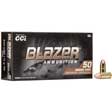 Blazer Brass 9mm Luger 115 Grain Full Metal Jacket 1000 Rounds