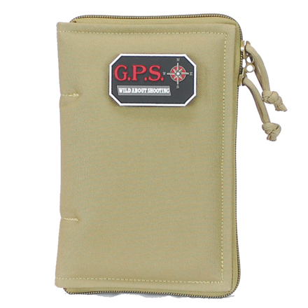 Medium Pistol Sleeve with Locking Zipper Tan