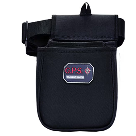 Contoured Double Shotshell Pouch & Web Belt Black
