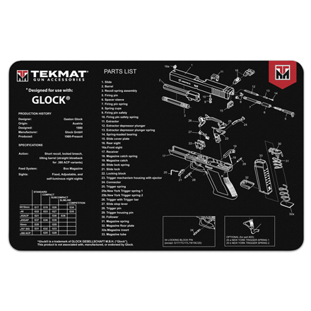 Glock Gun Cleaning Mat